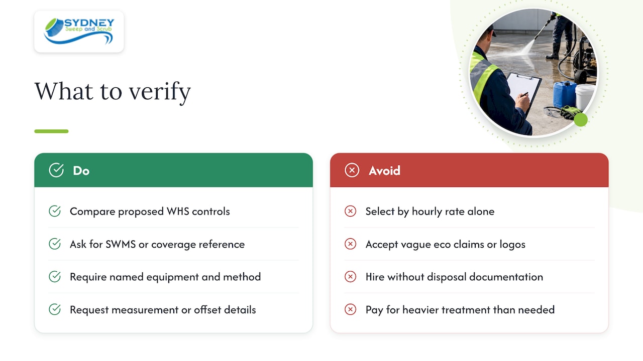 How to choose a provider and what claims to verify — overview diagram