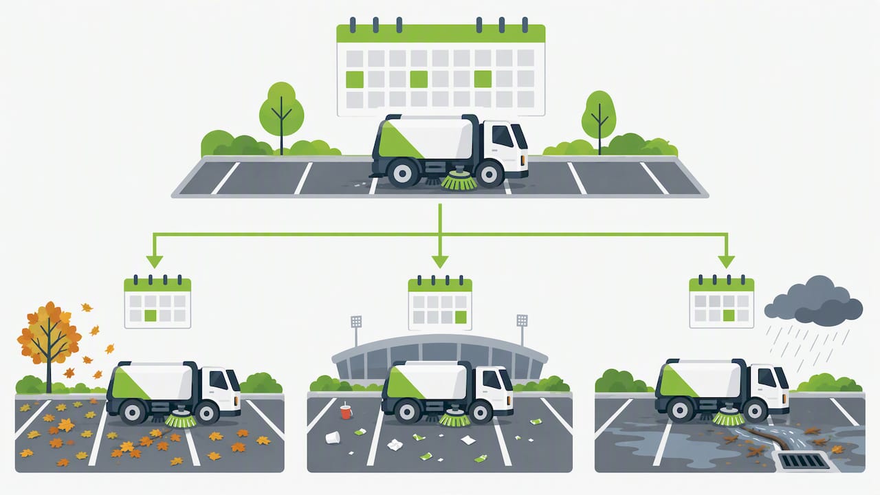 Seasonal triggers adding extra car park sweeps