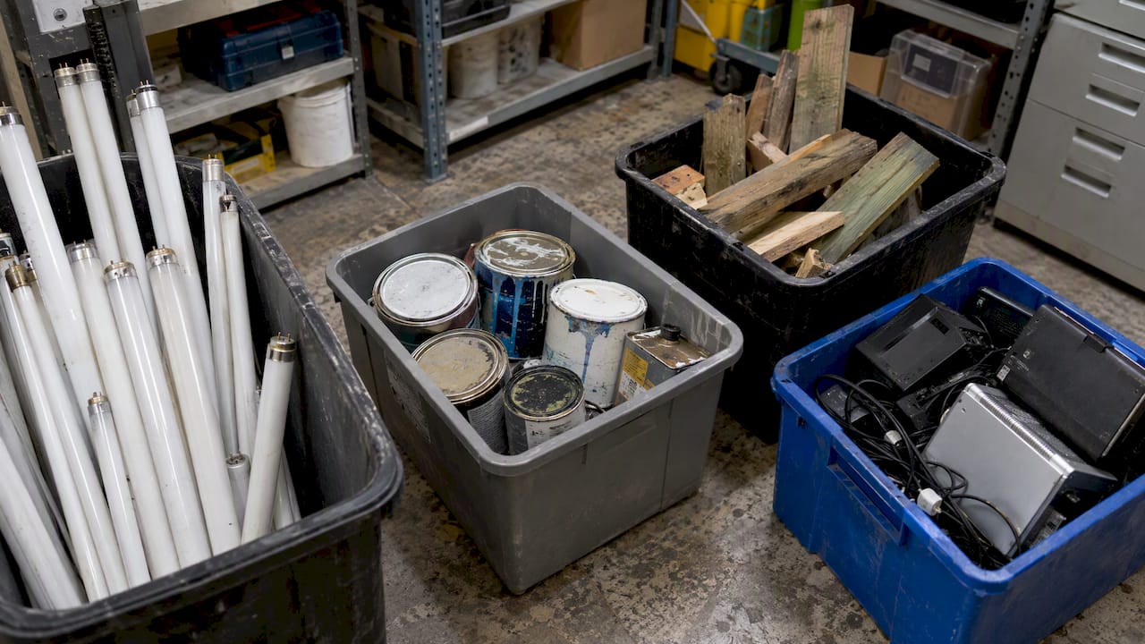 Commercial waste types requiring quote disclosure